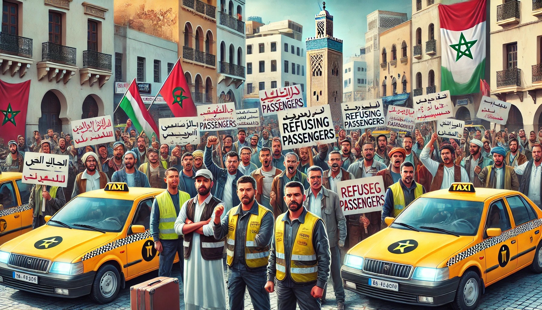 Les taxis marocains en colère contre la pénalisation des refus de course